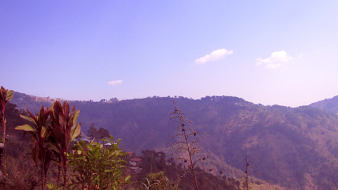 A view from Mines View Park in Baguio City, Philippines