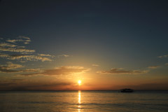 Beautiful sunset in Nasugbu, Batangas, Philippines