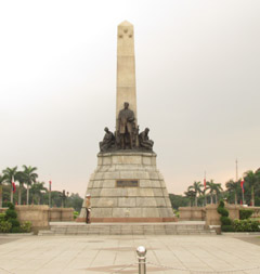 Manila Rizal Park in Philippine Islands